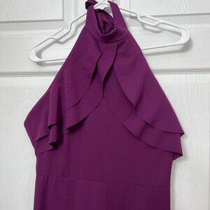 Plum Halter Jumpsuit